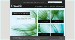 Desktop Screenshot of fenwick.com